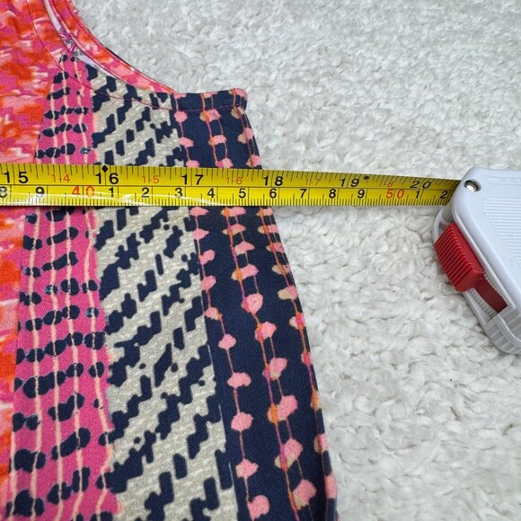 Nic+Zoe Spotty Stripes Sleeveless Midi Dress Women's 100% Cotton, Size S NWOT - Picture 6 of 8